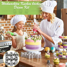 Laden Sie das Bild in den Galerie-Viewer, Weihnachten Kuchen backen Düsen Kit
