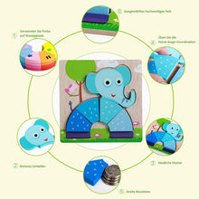 Laden Sie das Bild in den Galerie-Viewer, 3D-Tierpuzzle
