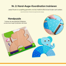 Laden Sie das Bild in den Galerie-Viewer, 3D-Tierpuzzle
