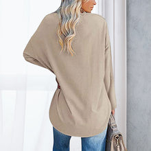 Laden Sie das Bild in den Galerie-Viewer, 🔥 Sommerspecial 🔥Damen Lockeres Langärmeliges Modisches T-Shirt mit V-Ausschnitt
