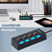 Laden Sie das Bild in den Galerie-Viewer, Hochgeschwindigkeits-USB-Hub mit mehreren Anschlüssen
