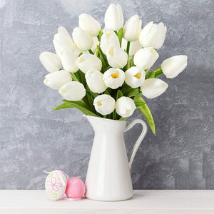 Künstliche Tulpenblumen für den Außenbereich (7 Stück)