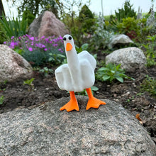 Laden Sie das Bild in den Galerie-Viewer, Entenornament in Form des Mittelfingers
