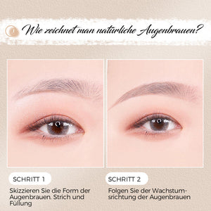 Wasserdichter Augenbrauenstift aus Holz (12 Stück)