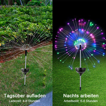 Laden Sie das Bild in den Galerie-Viewer, Wasserdichte Solargarten-Feuerwerkslampe
