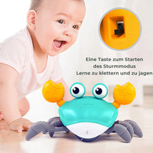 Laden Sie das Bild in den Galerie-Viewer, krabbelndes Krabbenspielzeug für Kinder
