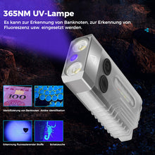 Laden Sie das Bild in den Galerie-Viewer, Tragbare Mini-Taschenlampe V10
