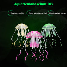 Laden Sie das Bild in den Galerie-Viewer, Aquarienlandschaftssimulation transparente fluoreszierende Quallendekoration
