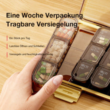 Laden Sie das Bild in den Galerie-Viewer, 7 Tage tragbare Pillenbox
