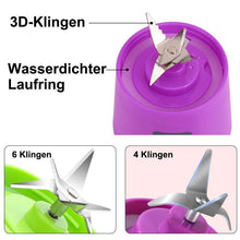 Laden Sie das Bild in den Galerie-Viewer, Tragbar USB Elektrischer Entsafter Saftpresse
