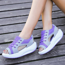 Laden Sie das Bild in den Galerie-Viewer, Sportliche Freizeitschuhe für Damen mit dicker Sohle
