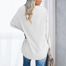 Laden Sie das Bild in den Galerie-Viewer, 🔥 Sommerspecial 🔥Damen Lockeres Langärmeliges Modisches T-Shirt mit V-Ausschnitt
