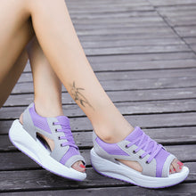 Laden Sie das Bild in den Galerie-Viewer, Sportliche Freizeitschuhe für Damen mit dicker Sohle
