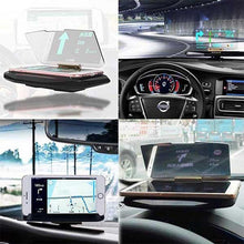 Laden Sie das Bild in den Galerie-Viewer, Auto Handyhalterung mit Navigation-Projektor &amp; kabelloses Aufladen
