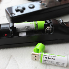 Laden Sie das Bild in den Galerie-Viewer, USB wiederaufladbare AA-Batterien
