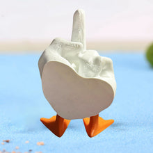 Laden Sie das Bild in den Galerie-Viewer, Entenornament in Form des Mittelfingers
