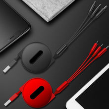 Laden Sie das Bild in den Galerie-Viewer, Bequee 3-1 Einziehbares Ladekabel für IOS, Micro und Type-c

