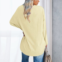 Laden Sie das Bild in den Galerie-Viewer, 🔥 Sommerspecial 🔥Damen Lockeres Langärmeliges Modisches T-Shirt mit V-Ausschnitt
