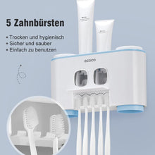 Laden Sie das Bild in den Galerie-Viewer, Automatischer Zahnbürstenhalter und Zahnpastaspender Set
