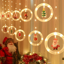Laden Sie das Bild in den Galerie-Viewer, (🎅Vorzeitiger Weihnachtsverkauf - Sparen Sie 50% RABATT🎅) Weihnachts Vorhang Lichterkette
