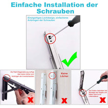 Laden Sie das Bild in den Galerie-Viewer, Dreieckige Trennwandklammer aus Edelstahl
