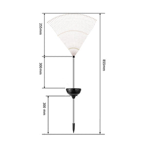 Wasserdichte Solargarten-Feuerwerkslampe
